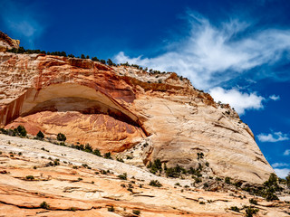 Sandstone clifs and mountains of the southwest United States