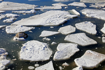 sea ice natural scenery