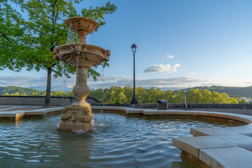 Fountain in the french city of Pau