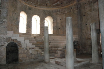 Ruins of an ancient city in Turkey near Antalya