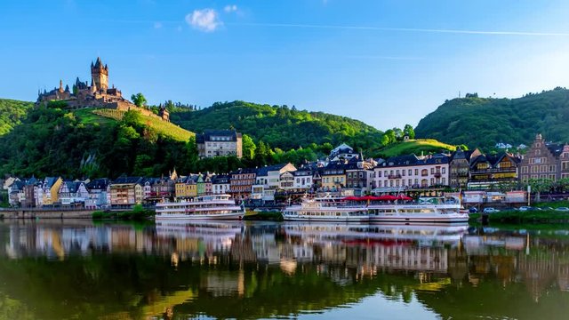 Time lapse castle Cochem
