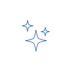 Clean Icon Vector line sign isolated on white background