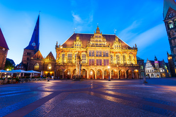 Obraz premium Bremen City Hall or Rathaus