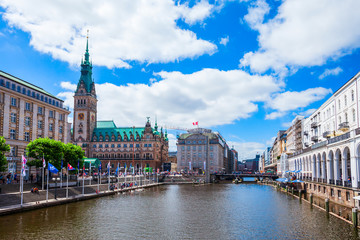 Fototapeta premium Hamburg City Hall or Rathaus
