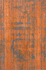 Red rusty scratched wall surface