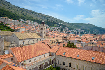 Fototapeta na wymiar Ancient town Dubrovnik on June 18, 2019. Some episodes of the Game of Thrones filmed there.