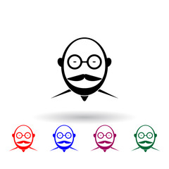 scientist multi color icon. Elements of science set. Simple icon for websites, web design, mobile app, info graphics