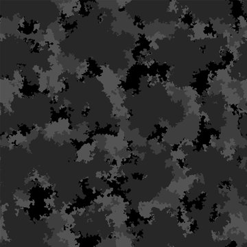 Fashion camo design. Digital camouflage pattern Winter colored clouds. Seamless vector. Trendy camouflage fabric texture.