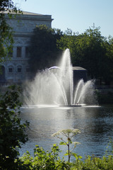 Springbrunnen in der Ruhr - Mülheim an der Ruhr