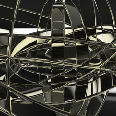 3D model abstraction. 3d render magine. 3d image wallpaper.