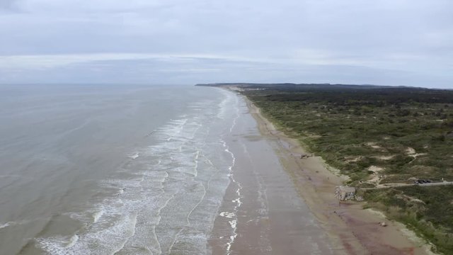 Aerial, Coast Of The Normandie, France, neutral version