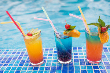 Cocktails by the pool