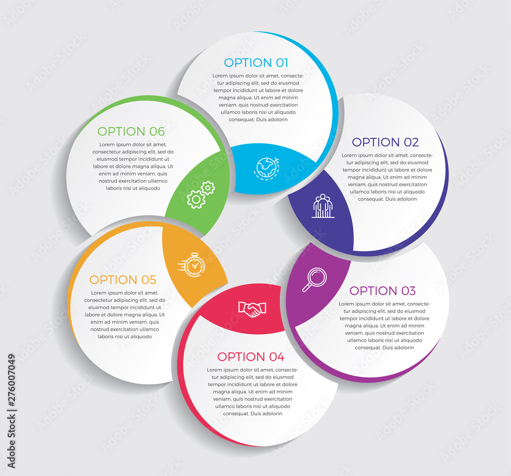 Aufkleber infographic design vector and marketing icons can be used for workflow layout, diagram, annual repor