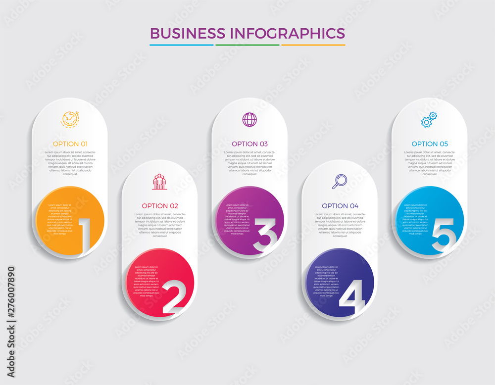 Aufkleber infographic design vector and marketing icons can be used for workflow layout, diagram, annual repor
