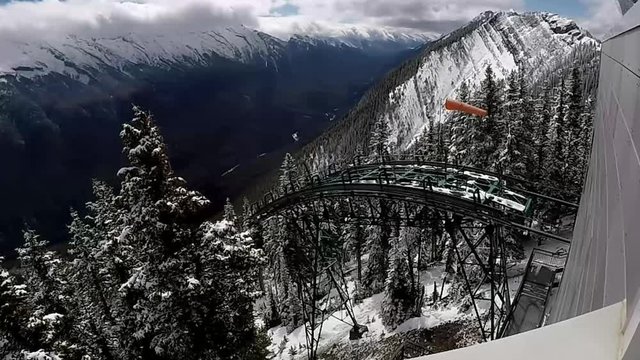 Sulfur Mountain Gondola in Banff, Alberta