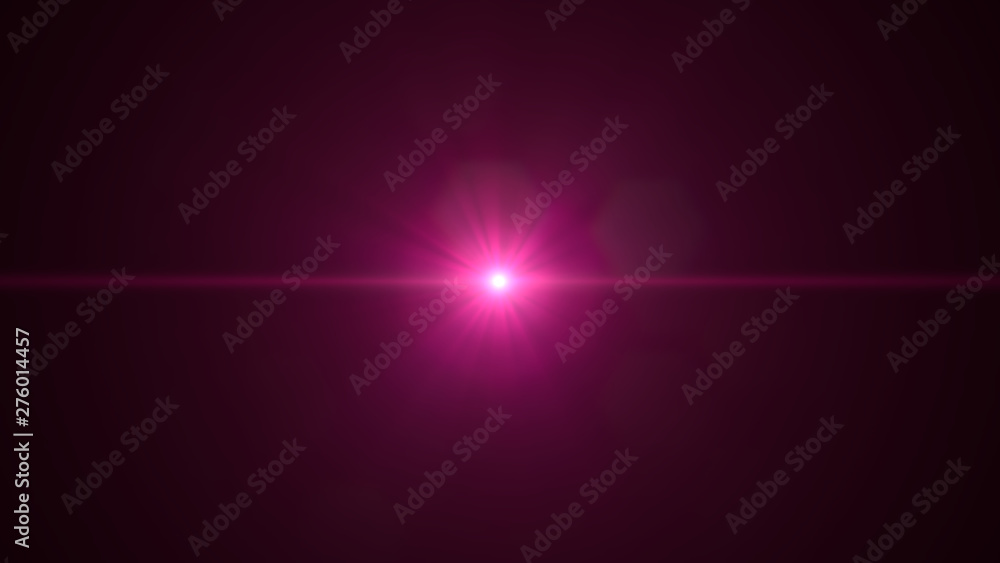 Canvas Prints 8k lens flare effect overlay texture with bokeh effect and light streak in pink and red with black b