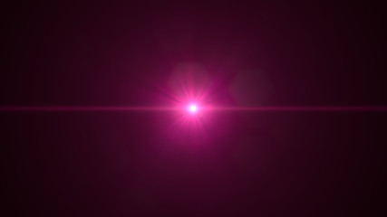 8k lens flare effect overlay texture with bokeh effect and light streak in pink and red with black background