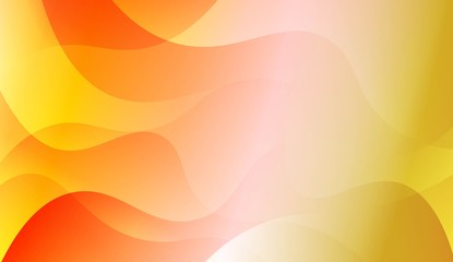 Abstract Wavy Background. Design For Cover Page, Poster, Banner Of Websites. Vector Illustration with Color Gradient.