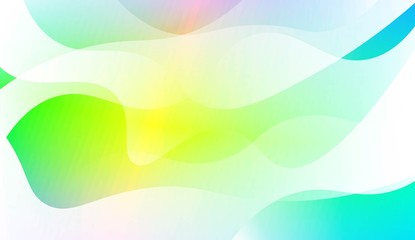 Blurred Decorative Design In Abstract Style With Wave, Curve Lines. For Design, Presentation, Business. Vector Illustration with Color Gradient.
