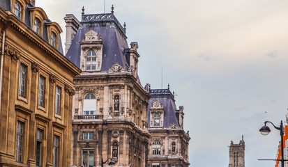 Fototapeta na wymiar Historical buildings of Paris France