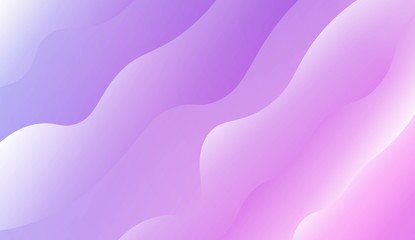 Wave Modern Background. For Your Design Wallpaper, Presentation, Banner, Flyer, Cover Page, Landing Page. Vector Illustration with Color Gradient.