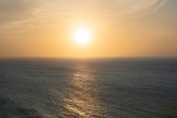 Obraz premium Landscape of paradise tropical beach, sunrise, sunset shot