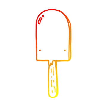 recommend clip art: warm gradient line drawing cartoon lollipop