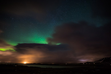 Fototapeta na wymiar Polarlicht - Aurora borealis