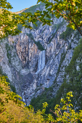 Boka waterfall in Slovenia