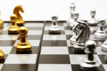 Chess pieces background