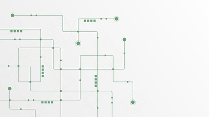 Abstract geometric connect lines and dots.Simple technology graphic background.Illustration Vector design Network and Connection concept.