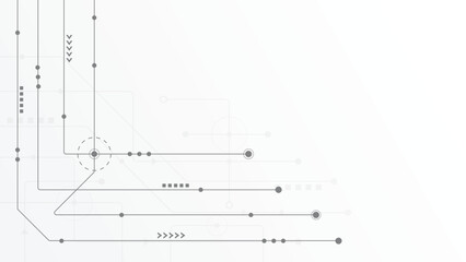 Abstract geometric connect lines and dots.Simple technology graphic background.Illustration Vector design Network and Connection concept.