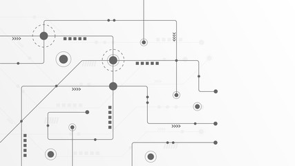 Abstract geometric connect lines and dots.Simple technology graphic background.Illustration Vector design Network and Connection concept.