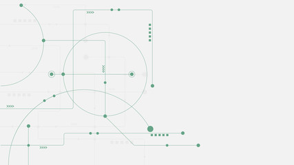 Obraz premium Abstract geometric connect lines and dots.Simple technology graphic background.Illustration Vector design Network and Connection concept.