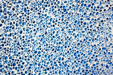 blue terrazzo stones texture