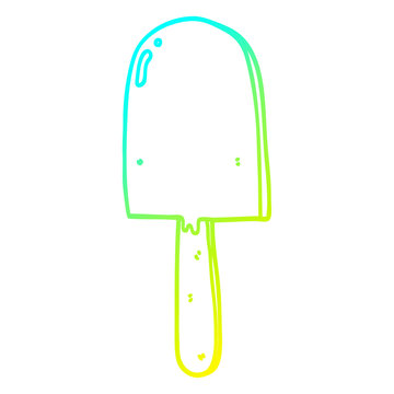 recommend clip art: cold gradient line drawing cartoon lollipop