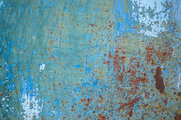 rusty metal dirty wall