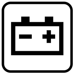 Battery sign