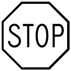 Stop sign vecter