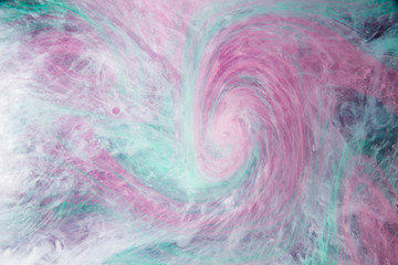 Obraz premium Abstract swirl spiral smooth texture ink in water 