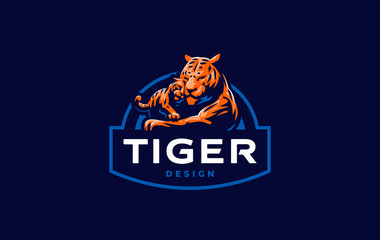 A tigress with a tiger cub 