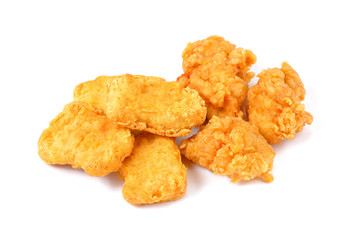 Chicken Nuggets on white