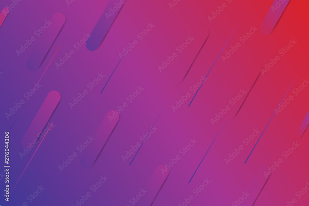 Wall mural minimal geometric background. dynamic fluid shapes composition with modern abstract design for landi