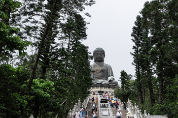 Giant Buddha at Island of HongKong