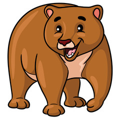 Brown Bear Cartoon