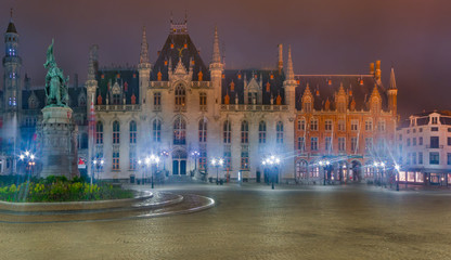 Fototapeta na wymiar Provincial Palace in Bruges , Belgium