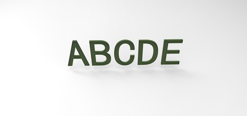 3D font 