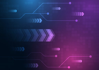 neon arrow speed background