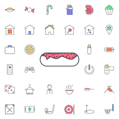 Eclair icon. Universal set of web for website design and development, app development