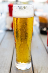 Fresh draught beer